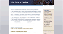 Desktop Screenshot of prime-restaurant-locations.com